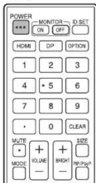SHARP PNL752B - Appuyez sur le bouton POWER. - 1