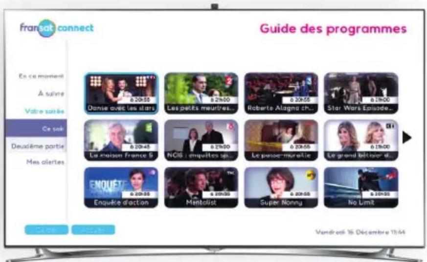 METRONIC Camsat HD 441652 - Guide TV : utilisation - 1