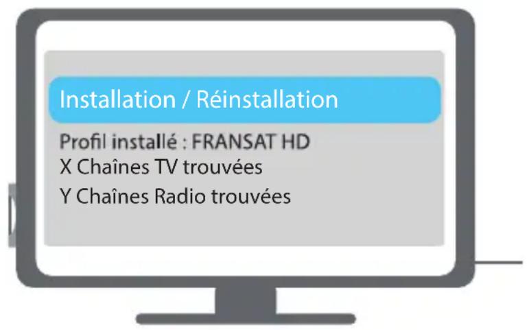 METRONIC Camsat HD 441652 - Lancement de la recherche des chaînes - 3