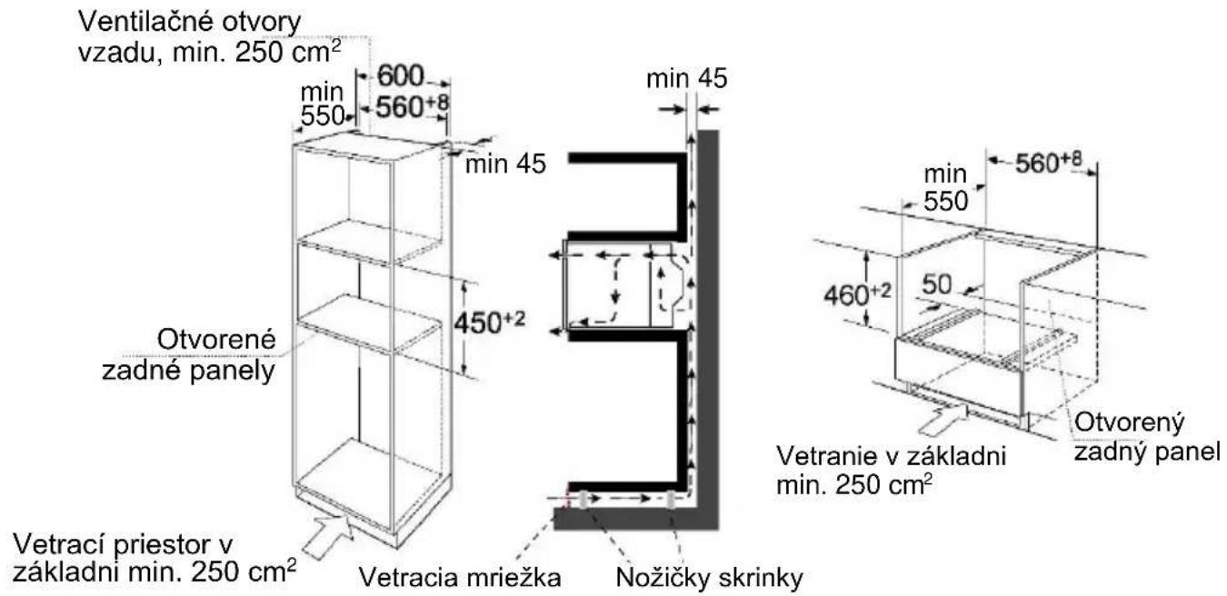 HAIER HWO45NB2H0B1 - Rozmery pri inštalácii - 1