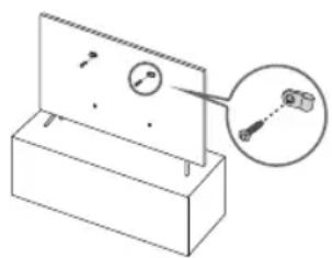 SAMSUNG UE50TU7095U - Verwendendes Kippschutzes - 1