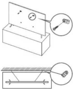 SAMSUNG UE50TU7095U - Como evitar que o tevisor caia - 1
