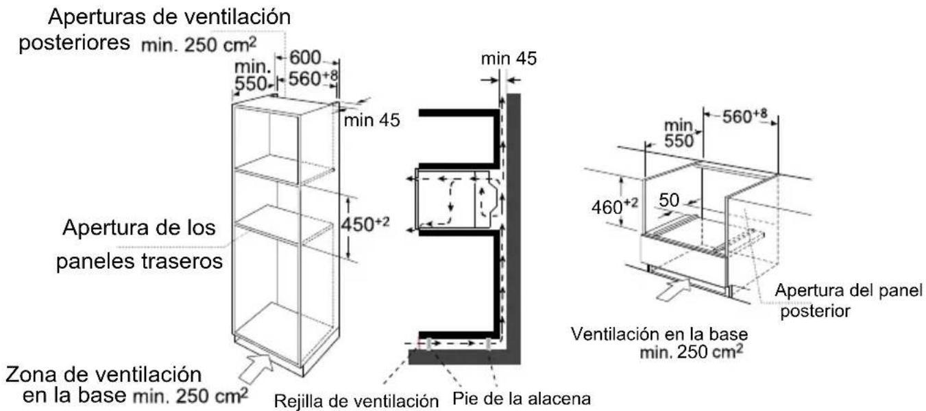 HAIER HWO45NB2H0X1 - Dimensiones de instalación - 1