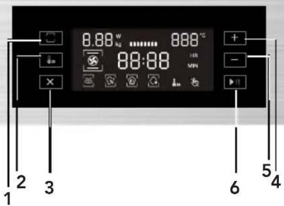 HAIER HWO45NB2H0X1 - Painel de comandos e funções - 1