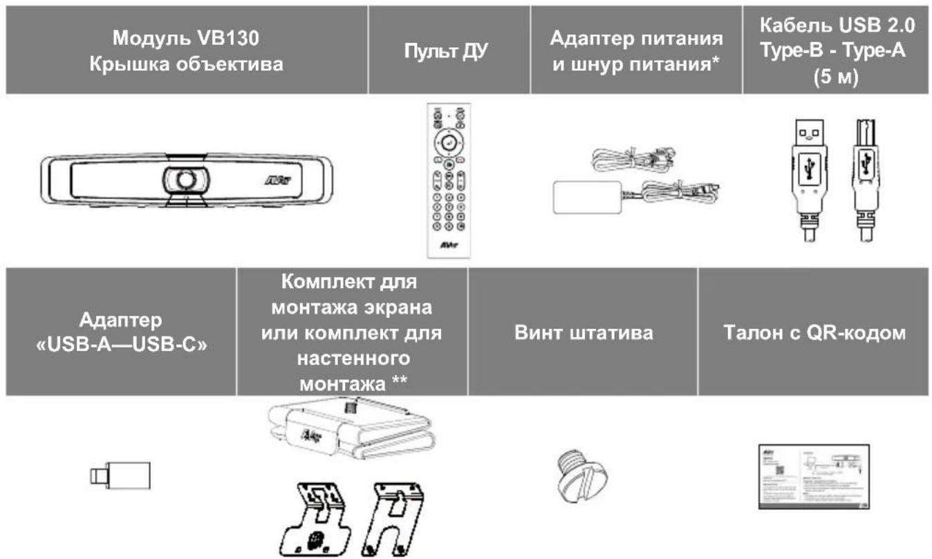 AVer VB130 - Комплект поставки - 1