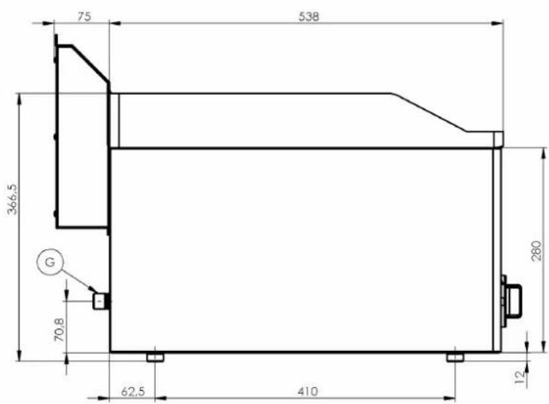 BARTSCHER GDP 320GG - Dimension - 11