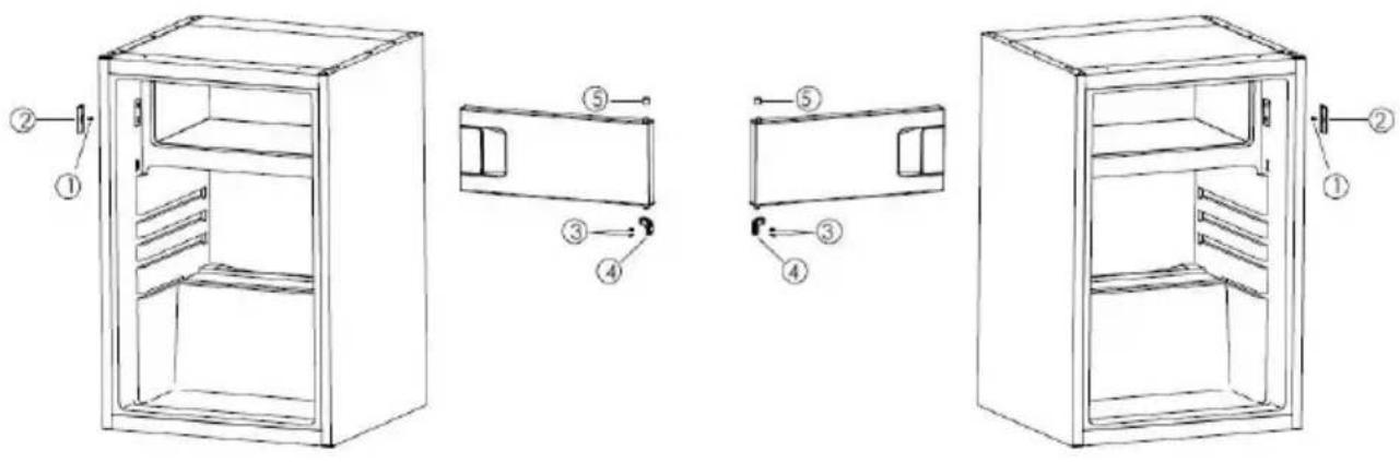 SIBIR Oldtimer OT 11010 - INVERSION DU SENS D'OUVERTURE DE LA PORTE - 2