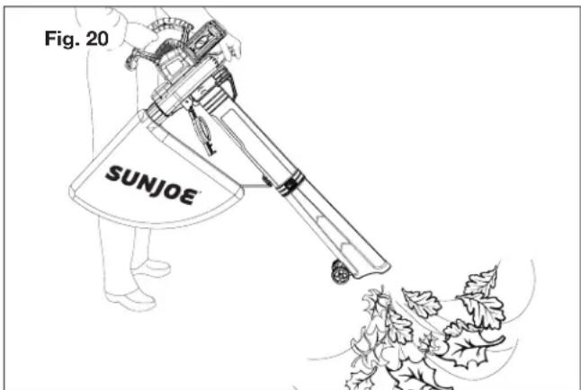 Sun Joe 24VX2BVM190CT - Modo sopladora - 2