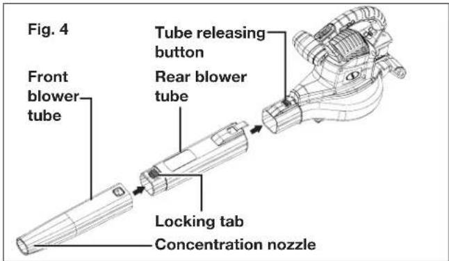 Sun Joe 24VX2BVM190CT - Assemble as a Blower - 1