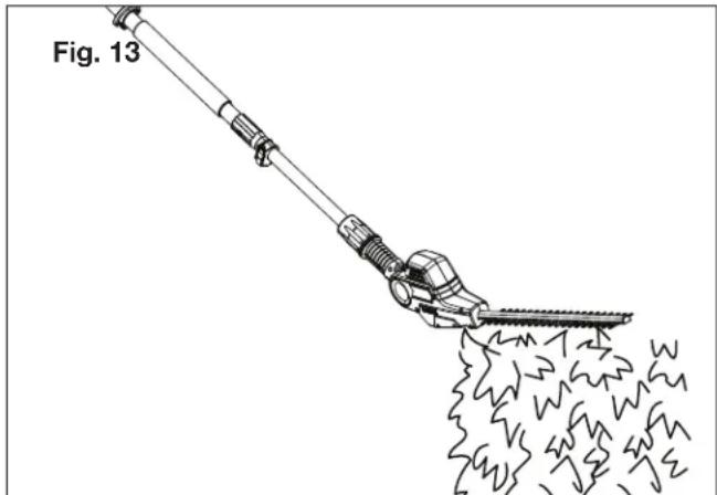 Sun Joe SJH902E - Using the Pole Hedge Trimmer - 2