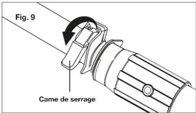 Sun Joe SJH902E - Réglage du manche télescopique - 3