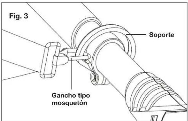 Sun Joe SJH902E - Colocación de la correa de soporte para hombro - 1