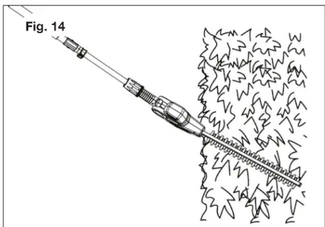 Sun Joe SJH902E - Utilisation du taille-haie à manche télescopique - 3