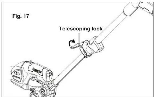 Sun Joe HJ605CC - Pole Length Adjustment (Optional) - 1