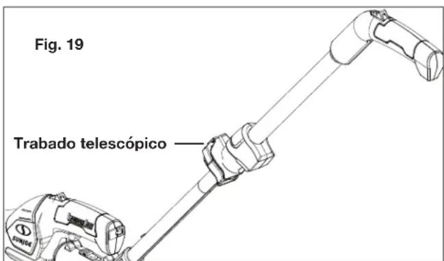 Sun Joe HJ605CC - Ajuste de longitud del tubo (optional) - 3
