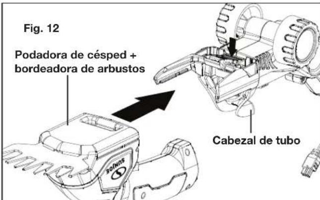 Sun Joe HJ605CC - Conexión del tubo telescópico (optional) - 2