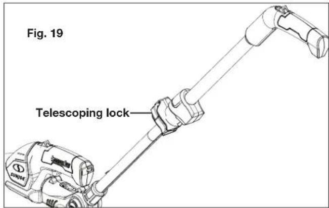 Sun Joe HJ605CC - Pole Length Adjustment (Optional) - 3