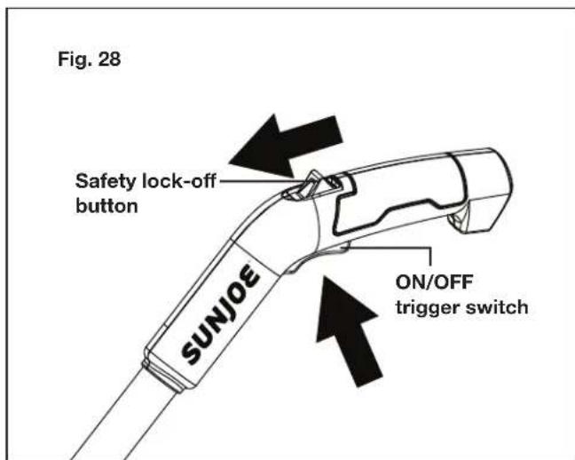 Sun Joe HJ605CC - Starting + Stopping - 2