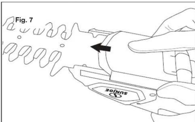 Sun Joe HJ605CC - Insertion et changement de lame - 7