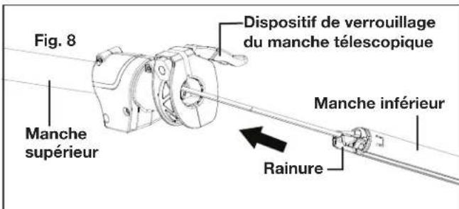 Sun Joe HJ605CC - Assemblage du manche téléscopique (facultatif) - 1