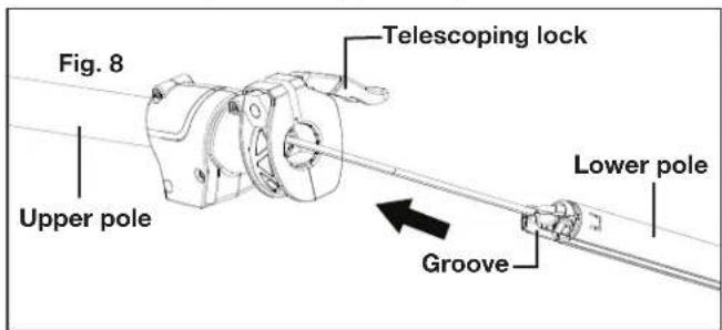 Sun Joe HJ605CC - Telescoping Pole Assembly (Optional) - 1