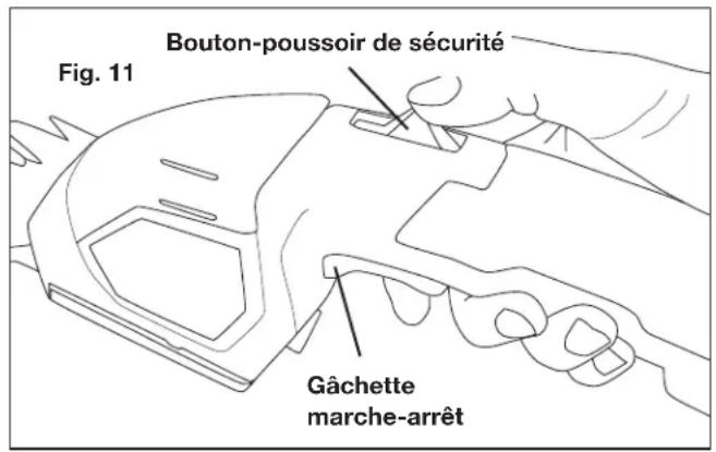 Sun Joe HJ604CSJB - Démarrage et arrêt - 1
