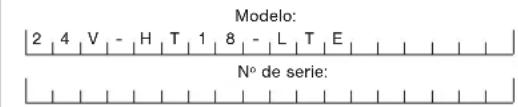Sun Joe 24VHT18LTE - Modelo y número de série - 1