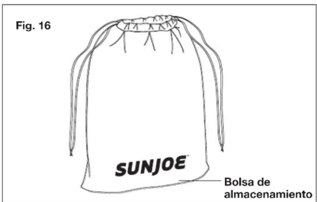 Sun Joe 24VAJCLTW - Almacenamento de manguera de aire y adaptadores - 3