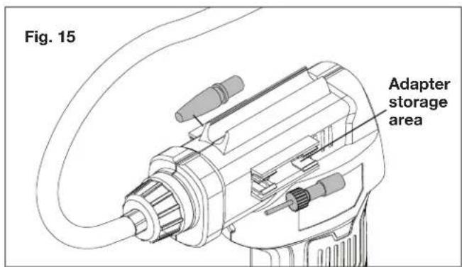 Sun Joe 24VAJCLTW - Air Hose + Adapters Storage - 2