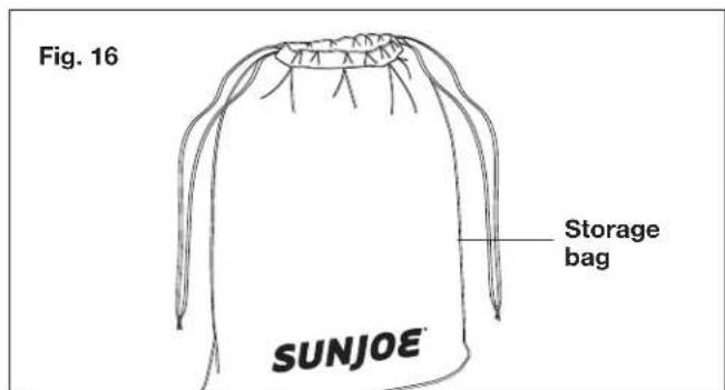 Sun Joe 24VAJCLTW - Air Hose + Adapters Storage - 3