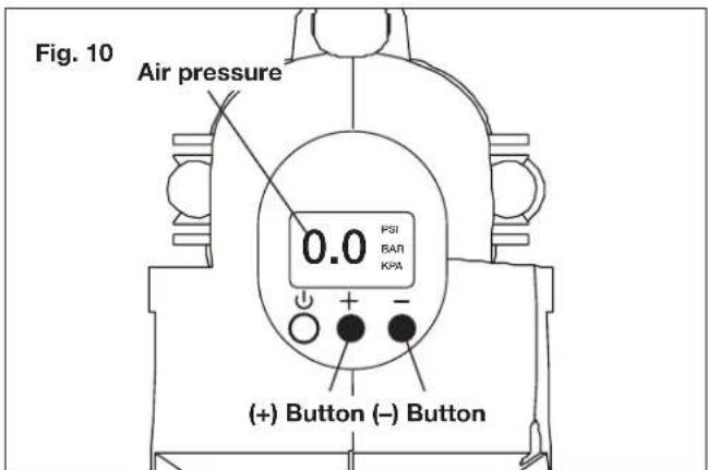 Sun Joe 24VAJCLTW - To set pressure gauge for automatic shut off: - 1