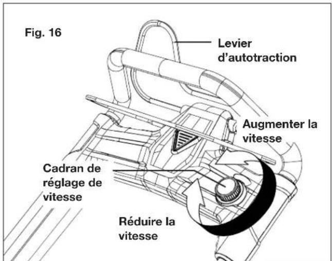 Sun Joe 24VX221LMSP - Utilisation du système d'autotraction - 1