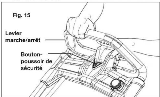Sun Joe 24VX221LMSP - Démarrage et arrêt - 2