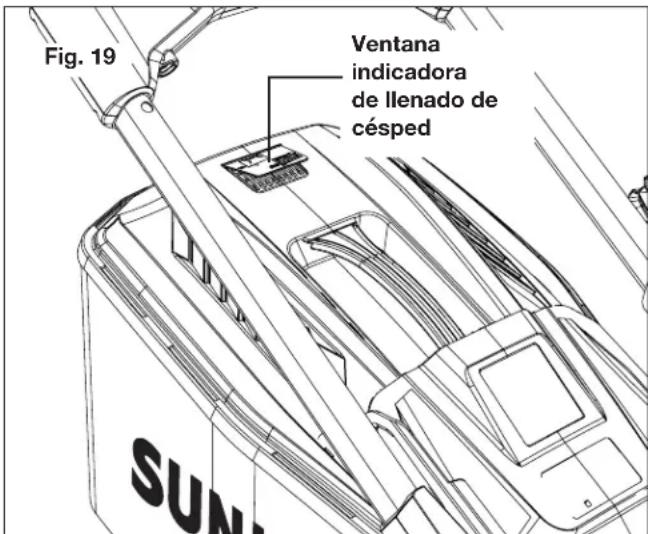 Sun Joe ION100V21LM - Indicador de nivel de llenado de bolsa para césped - 1