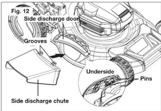Sun Joe ION100V21LM - Side Discharge Chute Assembly + Fitting - 1