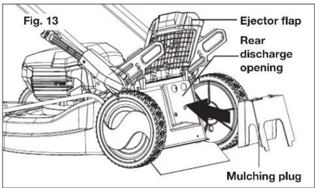 Sun Joe ION100V21LM - Mulching Plug Assembly + Fitting - 1