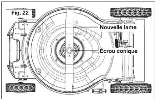 Sun Joe ION100V21LM - Changement de lame - 3