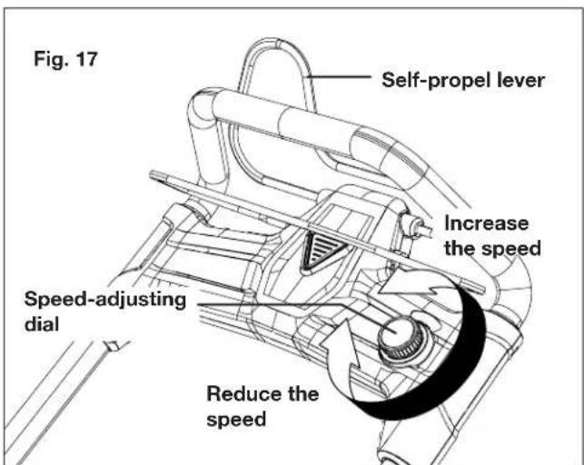 Sun Joe ION100V21LM - Using the Self-Propelled System - 1