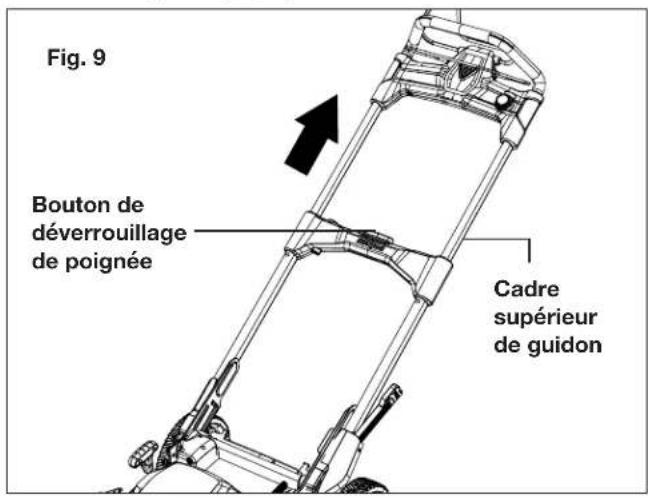Sun Joe ION100V21LM - Assemblage du guidon - 2
