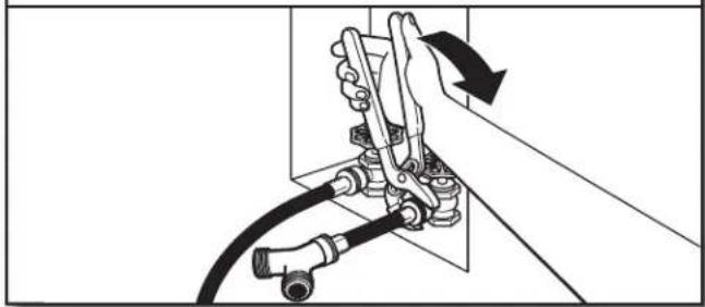 WHIRLPOOL YWED5100HC - Tighten couplings - 1
