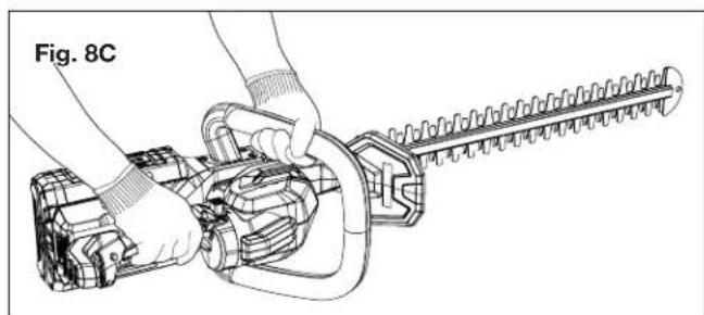 Sun Joe ION100V24HTCT - Holding the Trimmer - 3
