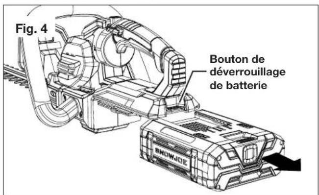Sun Joe ION100V24HTCT - Comment charger la batterie - 1