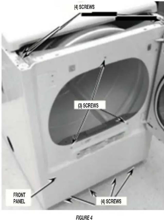 WHIRLPOOL W10606694A - SECTION 1 - 8.8+ CUBIC FOOT MODELS WITH 29" CABINET, FULL FRONT PANEL, AND REAR CONSOLE - 4