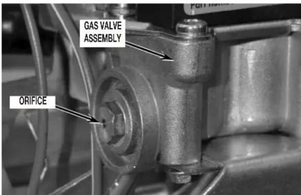 WHIRLPOOL W10606694A - Determining Gas Valve Style CHANGING THE ORIFICE (BOTH STYLES) - 4