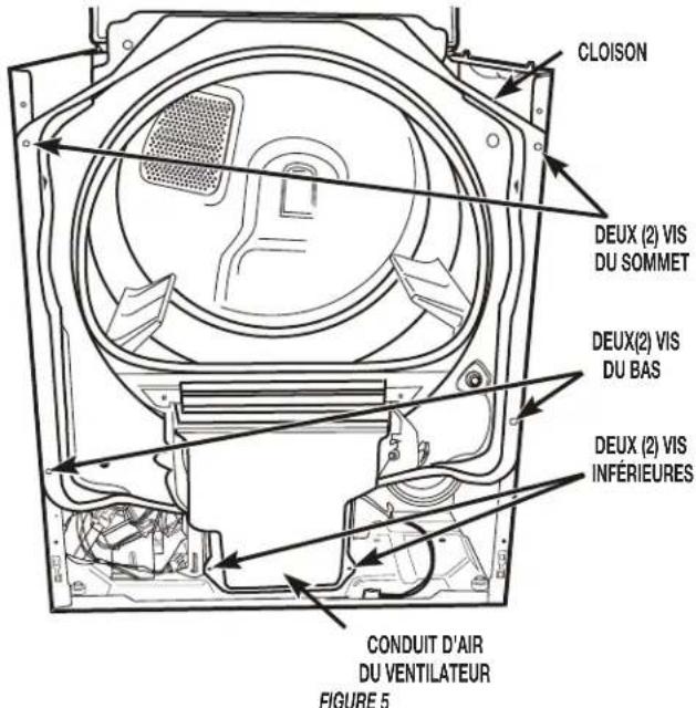 WHIRLPOOL W10606694A - Section 3: modeles de 7 à 7,6 PIEDS CUBES avec CAISSE de 29 PO, panneau de façade PLEINE grandeur et console arrière - 5