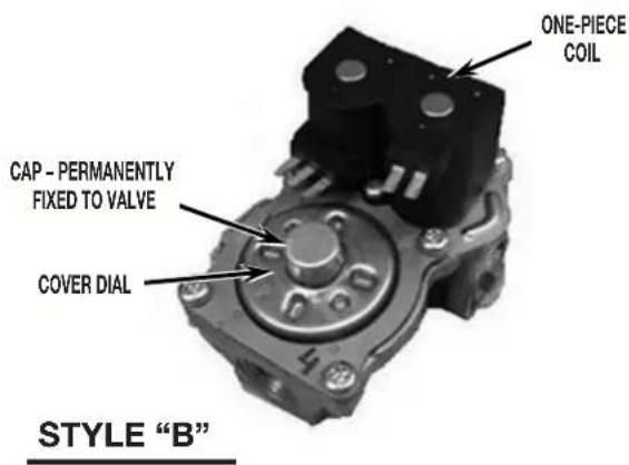 WHIRLPOOL W10606694A - Determining Gas Valve Style CHANGING THE ORIFICE (BOTH STYLES) - 6