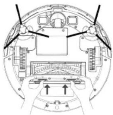 TAURUS Homeland Gyro - PULIZIA DELLA SPAZZOLA ROTANTE CENTRALE E DELLE SPAZZOLE LATERALI: - 1