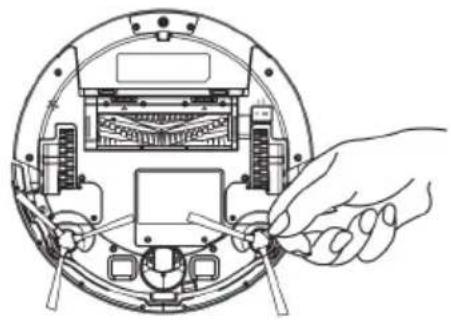 TAURUS Homeland Gyro - MONTAGGIO DELLE SPAZZOLE LATERALI: - 1