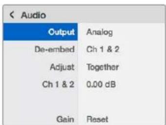 Blackmagic Design Teranex Mini 1 - Opuestos disponibles en el panel inteligente - 1