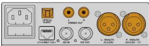 Blackmagic Design Teranex Mini 1 - Plugging in Audio - 1